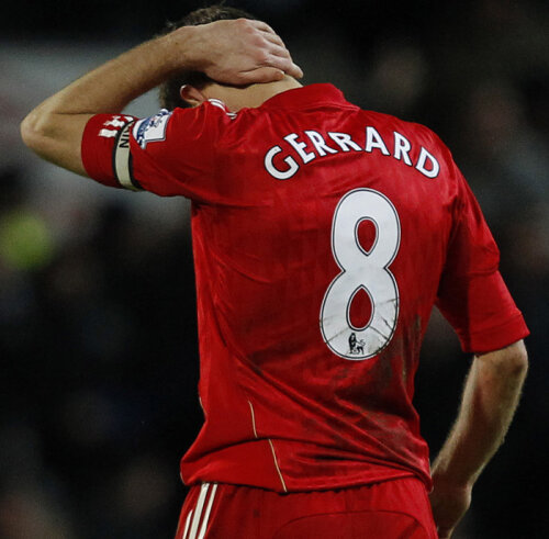Gerrard este OUT pînă la finalul sezonului Foto: Reuters
