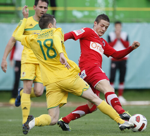 Cele mai bune meciuri ale lui Torje în acest sezon au fost derby-urile cu Rapid (3-2) şi cu Steaua (2-1), din toamnă, fiind unul dintre MVP-urile acelor partide Foto: Raed Krishan