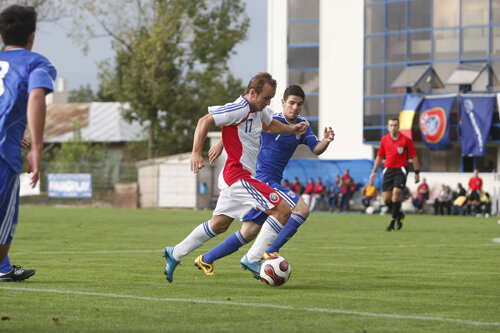 Imagini de la un amical al naţionalei U19, cu Cipru