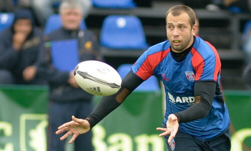 Căpitanul stelist Dănuţ Dumbravă a fost cel mai bun marcator al partidei