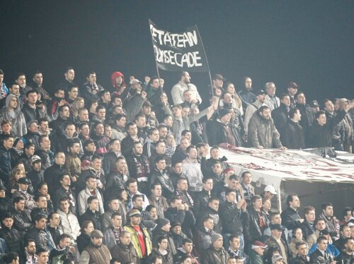 Galeria Stelei nu a prezentă la meciul din turul campionatului de pe Giuleşti