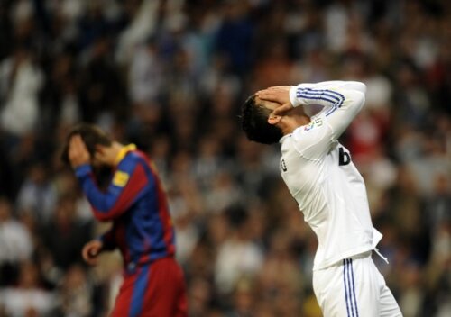 Ronaldo nu s-a văzut în prima parte a meciului de pe Camp Nou