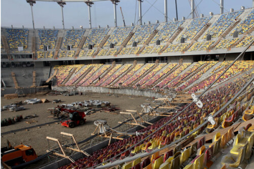 Stadionul Naţional Arena va fi finalizat pînă la mijlocul lui iulie, susţin constructorii