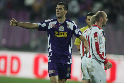 Nikolici a marcat golul secund al timişorenilor în partida tur, scor 2-0