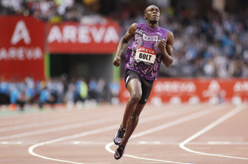 Jamaicanul Usain Bolt este sportivul care 