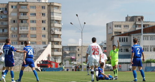 Imagini de la un meci al lui FC Botoşani