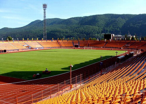 Panoramă superbă cu arena nemţeană