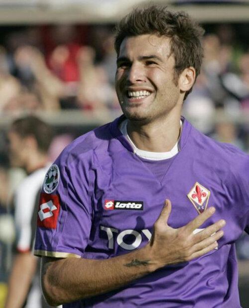 Adrian Mutu joacă din 2006 la Fiorentina