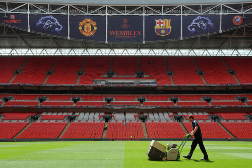 Gazon ca pe Wembley a fost utilizat cu succes și la CM 2010, pe stadioanele din Nelspruit și Polokwane
Foto: Guliver-GettyImages