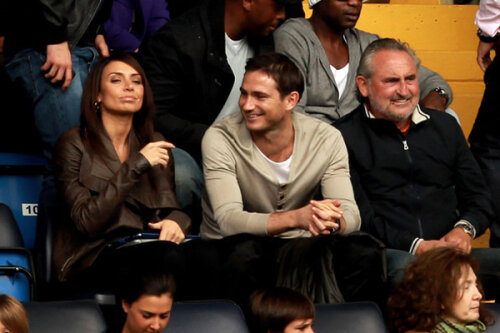 Lampard, alături de iubita sa, la un meci din Premier League