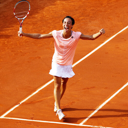 Francesca Schiavone, eliberată după victoria de ieri Foto: Guliver/GettyImages
