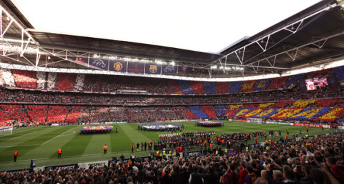 6 finale de Ligă a găzduit Wembley-ul pînă acum (1963, 1968, 1971, 1978, 1992, 2011)  Foto: Agerpres