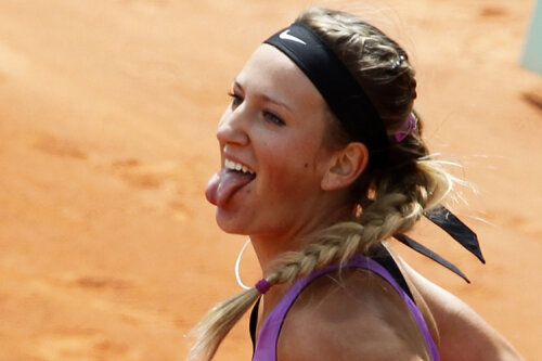 Azarenka e cap de
serie 4 la Roland
Garros Foto: Reuters