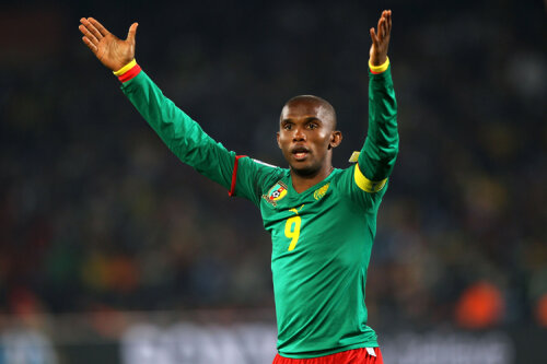 După eșecul din Senegal (0-1), Samuel Eto'o a amenințat un ziarist că-l dă afară de la un post TV y Foto:
Foto: Gulliver/Getyy Images