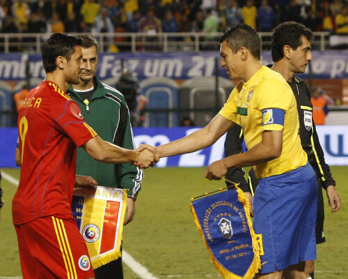 Ciprian Marica a purtat banderola de căpitan în meciul cu Brazilia