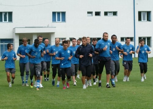 Gloria Bistriţa s-a reunit astăzi (sursă foto: Sportul bistriţean)