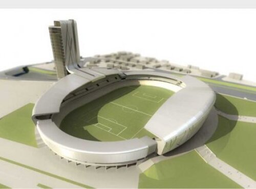 Macheta stadionului Cluj Arena