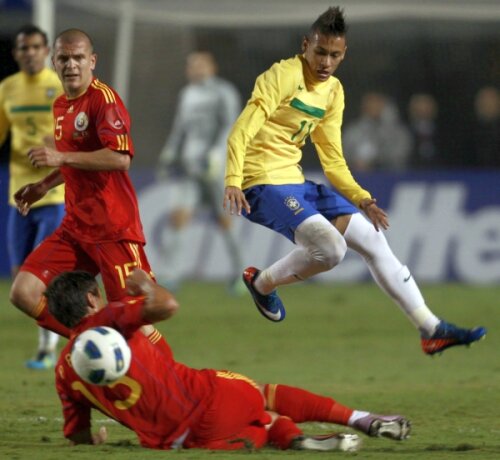 De calitățile lui Neymar (dreapta) s-au convins recent și Papp, și Borceanu, în recentul 
