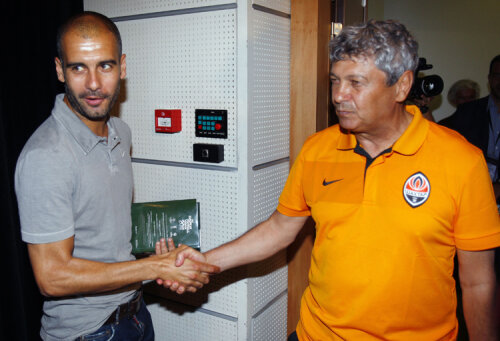 Guardiola şi Mircea Lucescu s-au ciocnit de cinci ori în ultimii ani. De două ori, tur-retur, în Liga Campionilor şi o dată în Supercupa Europei. Şahtior a cîştigat o singură dată, 3-2, chiar la Barcelona