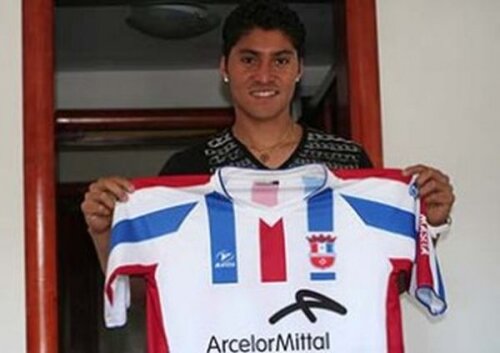 Daniel Chavez Castillo a semnat cu Oţelul pe 6 luni (foto: otelul-galati.ro)
