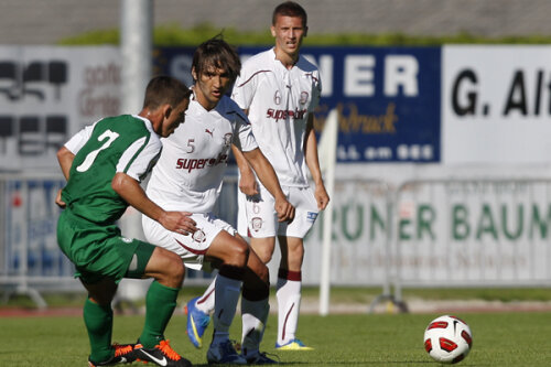Dan Alexa a debutat pentru Rapid în minutul 60 al meciului amical cu Maccabi Haifa