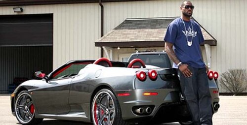 LeBron James - Ferrari F430 Spider