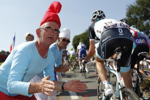 Turul Franţei se bucură de un număr mare de fani, care mai de care mai 