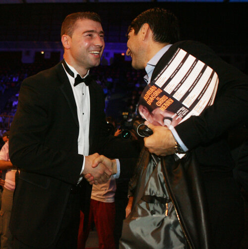 Lucian Bute si Victor Piturca