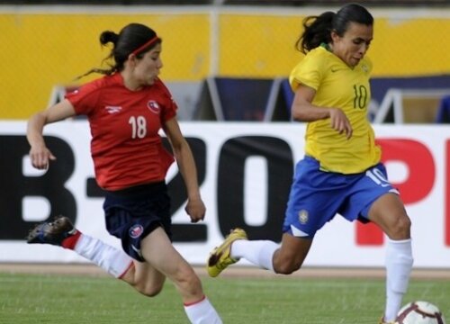 Marta a fost declarată de FIFA cea mai bună jucătoare de fotbal în ultimii 5 ani Foto: fifa.com