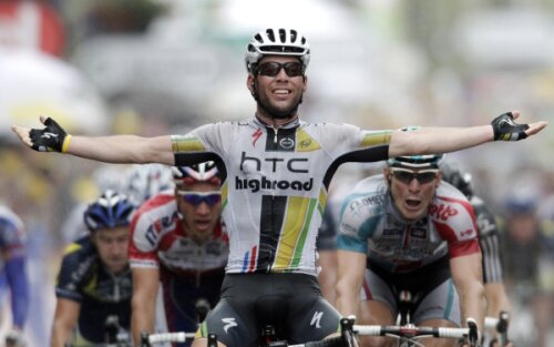 Cavendish şi-a ţinut promisiunea de ieri şi a cîştigat etapa de la Lavaur Foto: Reuters