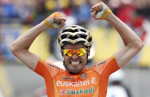 Samuel Sanchez triumfă pentru prima dată în carieră într-o etapă din Turul Franţei Foto: Reuters