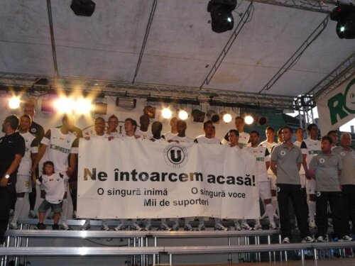 Show la prezentarea Universităţii Cluj