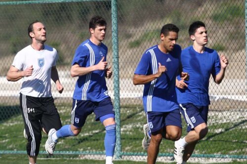 Dorel Stoica, la un antrenament al Universităţii