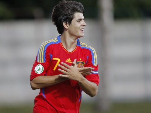 Alvaro Morata este cel mai bun marcator al CE Under 19 2011 de pînă acum, cu 4 reuşite