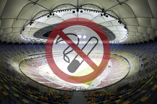 Cine vrea să fumeze la meci, va trebuie să o facă în spaţiile special amenajate