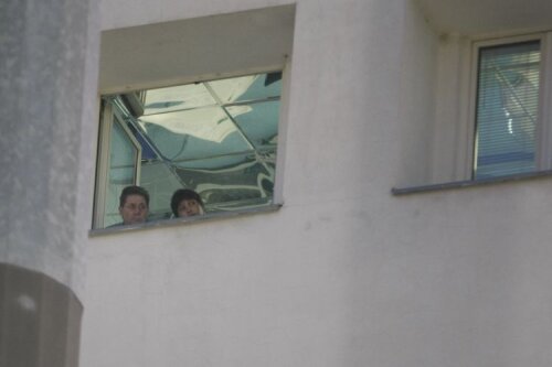 Cornel Dinu o urmăreşte pe Dinamo de la geamul Spitalului Floreasca