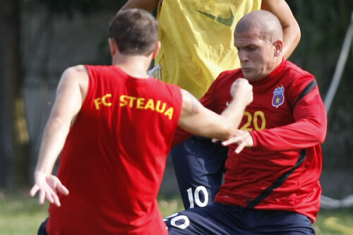 Bourceanu s-a antrenat toată săptămîna cu noii săi colegi de la Steaua