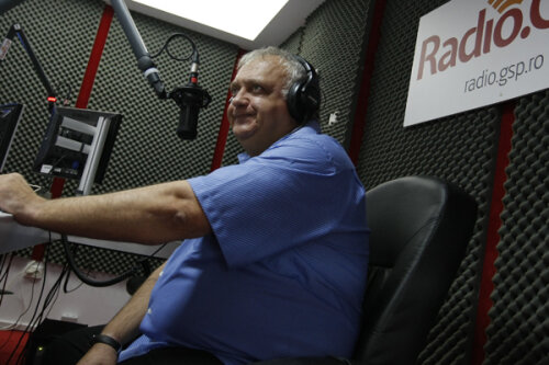 Nicolae Grigorescu în studioul Radio.GSP.ro