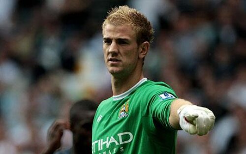 Joe Hart apără poarta lui City din 2006
