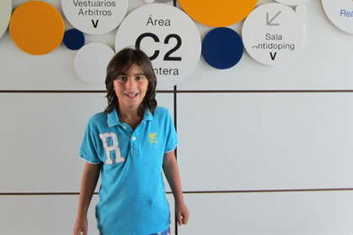 Leonel Angel Coira are numai 7 ani şi a devenit cel ami tînăr jucător al Realului din toate timpurile