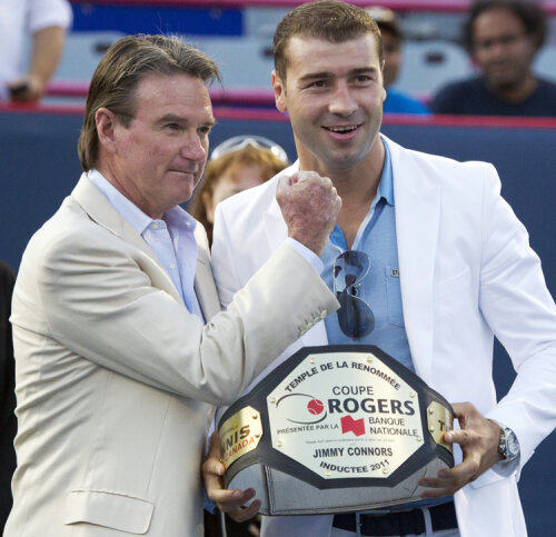 Jimmy Connors şi Lucian Bute