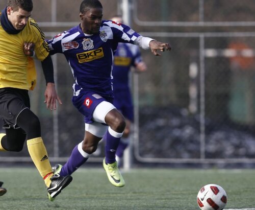 Ricketts a marcat primul gol al Timişoarei în amicalul cu Luceafărul