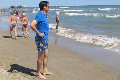 Pe plaja din Rimini, Piţurcă a luat decizia să renunţe definitiv la Mutu şi la Tamaş
