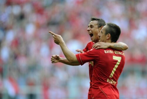Frank Ribery a marcat golul doi al lui Bayern