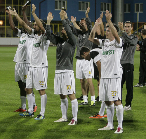 Boştină, Păcurar, Abrudan şi Marinescu (de la stînga la dreapta) au jucat la Steaua. Primii doi au evoluat şi în tricoul lui Dinamo