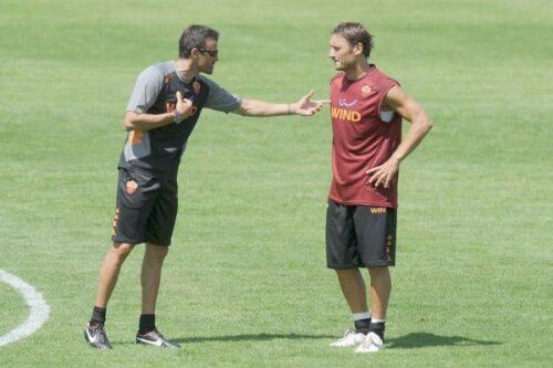 Luis Enrique şi Totti au avut un conflict după eliminarea din Europa League