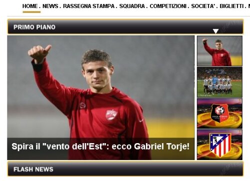 Siteul lui Udinese se deschide cu anunțul oficial al transferului lui Torje