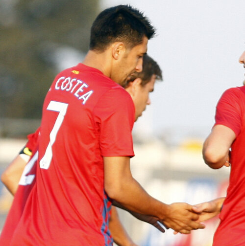 Florin Costea a marcat două goluri în amicalul cu CS Tunari