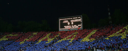 La partida tur cu
Middlesbrough, 1-0,
50.000 de steliști
au umplut vechiul
“23 August”