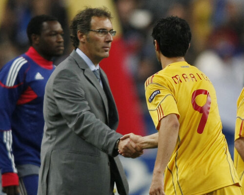 Laurent Blanc şi Ciprian Marica